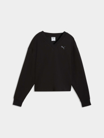 Світшот PUMA Ess Elevated V-neck Crew Dk модель 691816 Фото