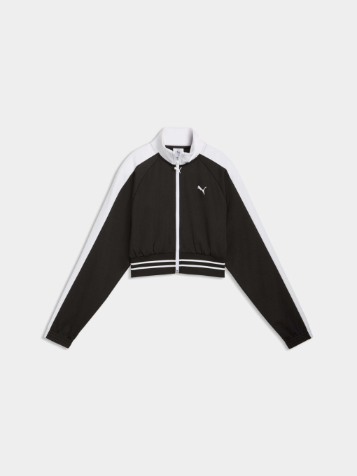 Спортивная кофта PUMA T7 Pique Cropped Jacket модель 634556 Фото