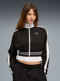 Спортивна кофта PUMA T7 Pique Cropped Jacket модель 634556 Фото