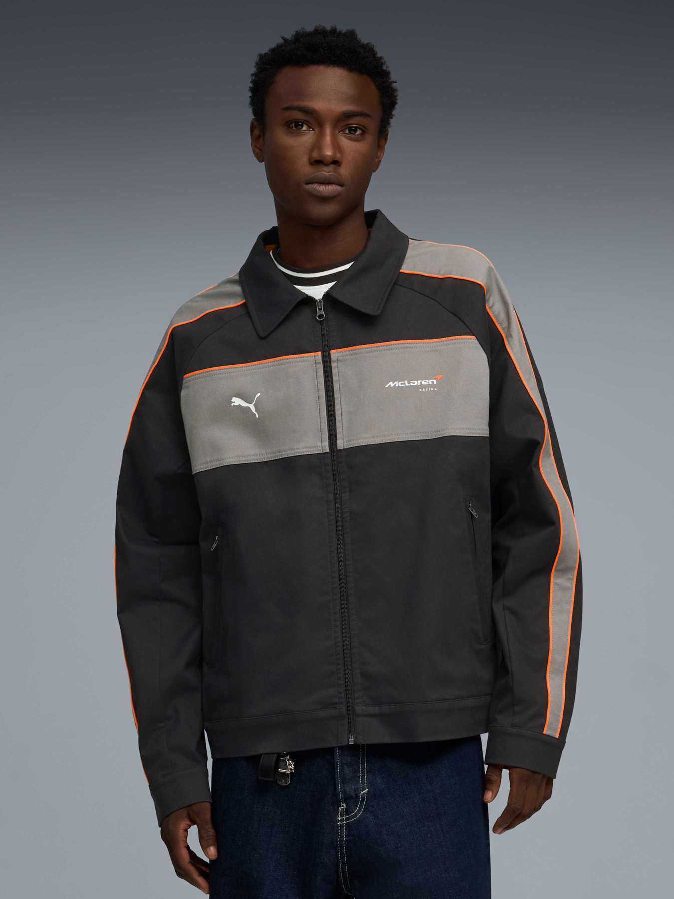 Спортивная кофта PUMA Mclaren Coach T7 Jkt модель 637506 Фото