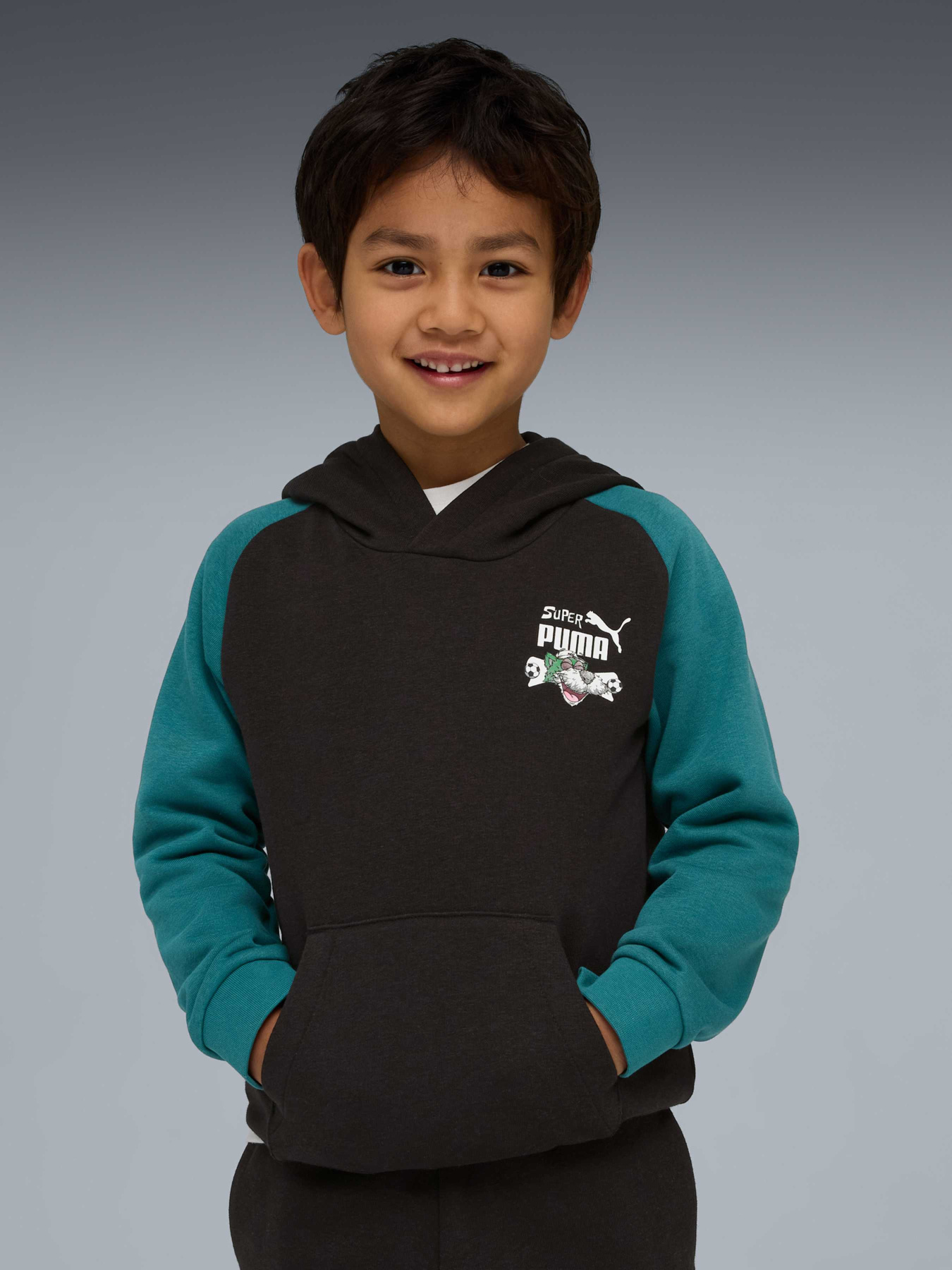 Детское худи Super PUMA Hoodie Kids модель 691919 Детское худи Super PUMA Hoodie Kids модель 691919 Фото