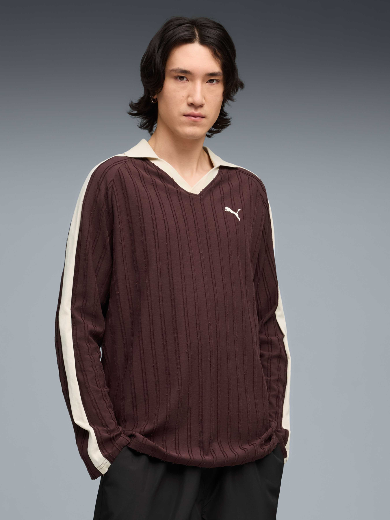Поло T7 Relaxed Long Sleeve Polo Men модель 634311 Фото