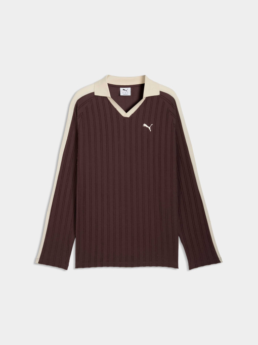 Поло PUMA T7 Relaxed Long Sleeve Polo модель 634311 Фото