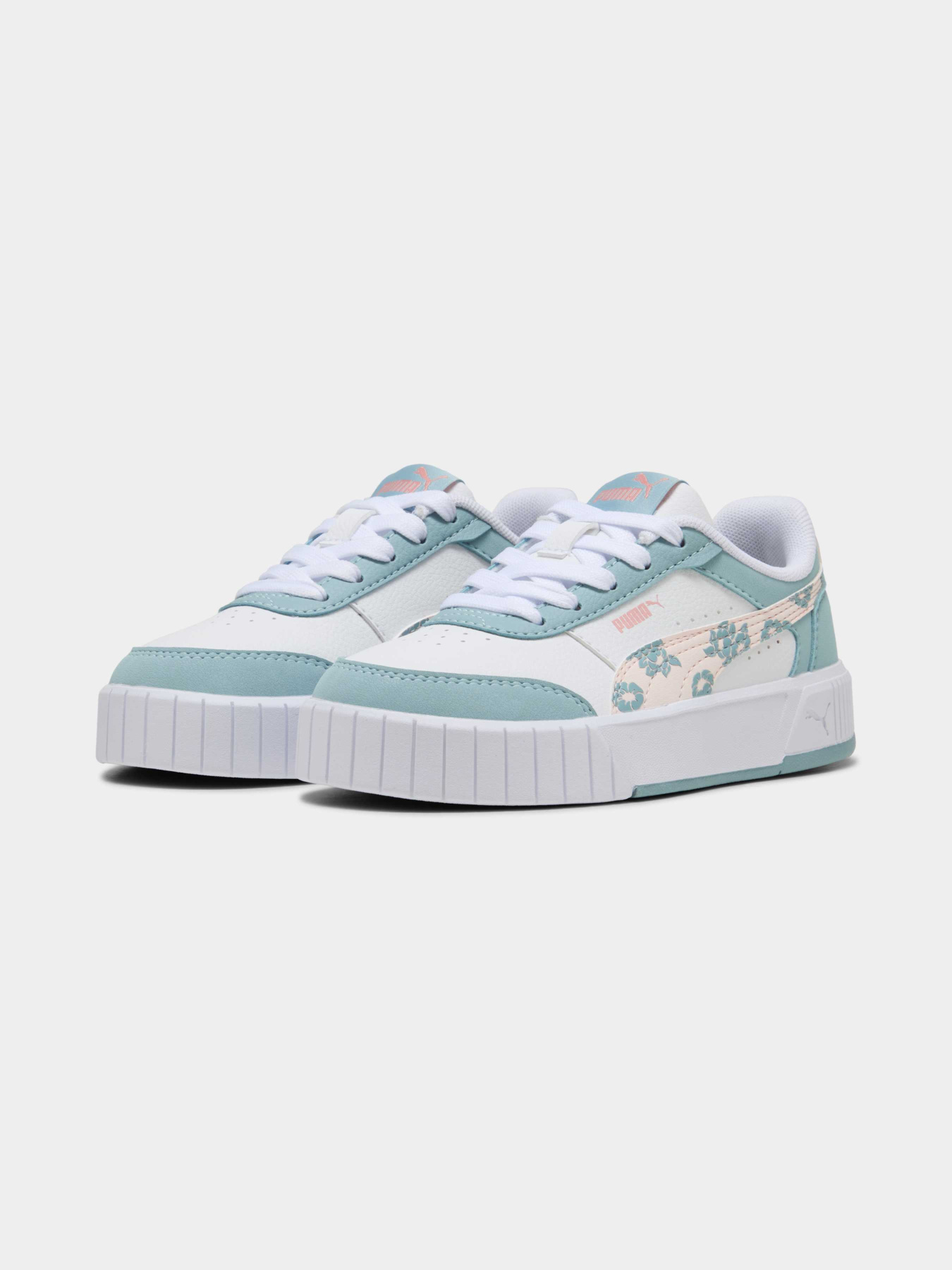 Кеди низькі PUMA Carina Mia Floral Ps модель 405631 Кеди низькі PUMA Carina Mia Floral Ps модель 405631 Фото