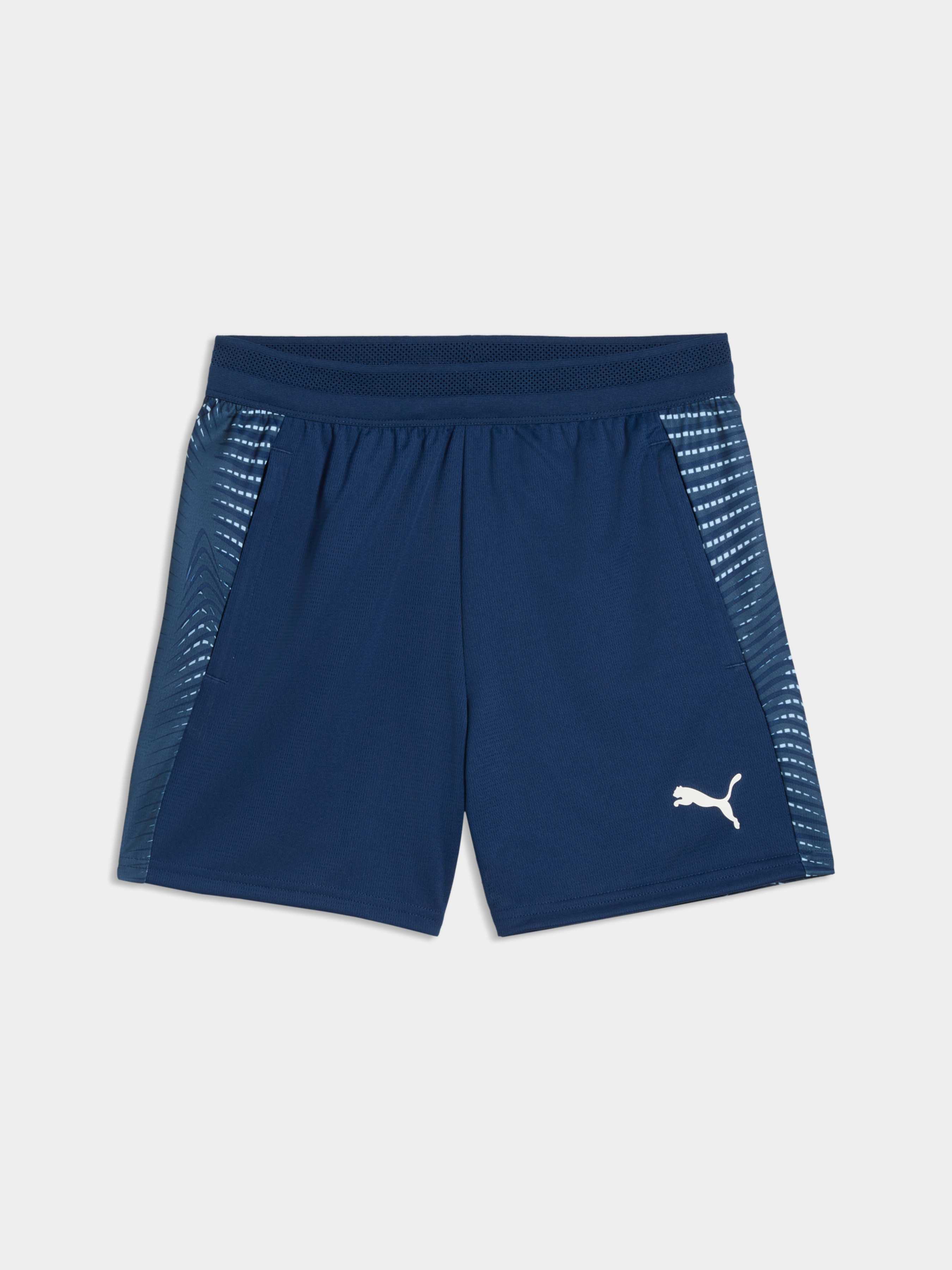 Дитячі Спортивні шорти PUMA Individualfinal Shorts Jr (660429_02) колір синій, матеріал комбінований верх