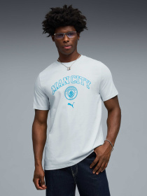 Спортивная футболка PUMA Mcfc Ftblculture Tee модель 785787 Фото