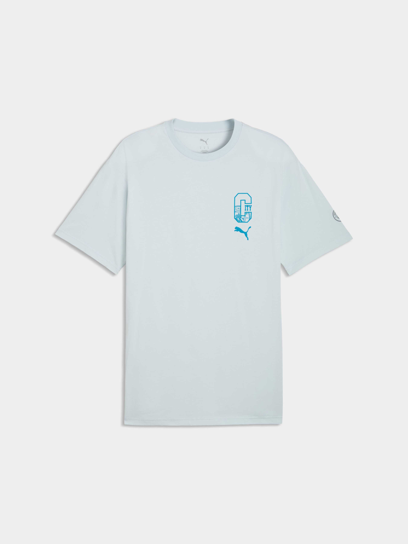 Спортивна футболка PUMA Mcfc Ftblculture Relaxed Tee модель 785879 Фото