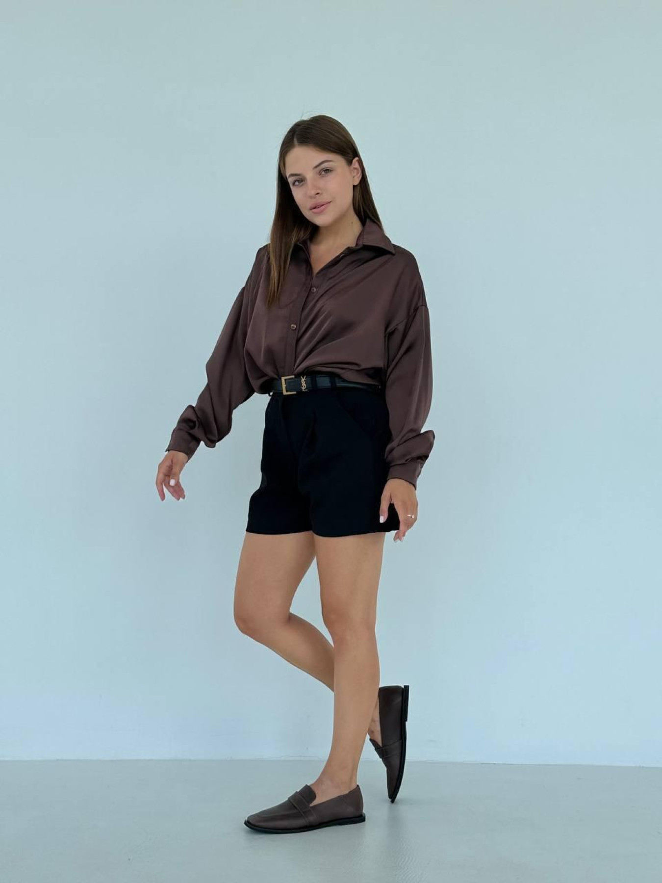 Лофери з натуральної шкіри Vintage Коричнева (160/10410) модель P_192277-S37_192277 Фото