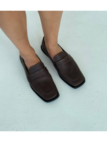 Лофери з натуральної шкіри Vintage Коричнева (160/10410) модель P_192277-S37_192277 Фото