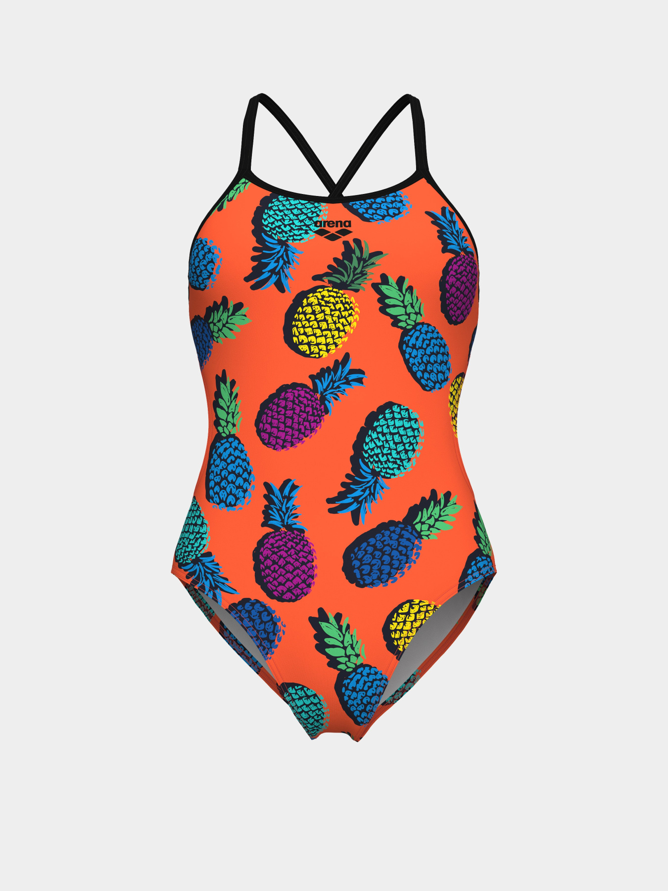 Жіночий купальник Arena PINEAPPLES SWIMSUIT TIE BACK модель 010706-350 Фото