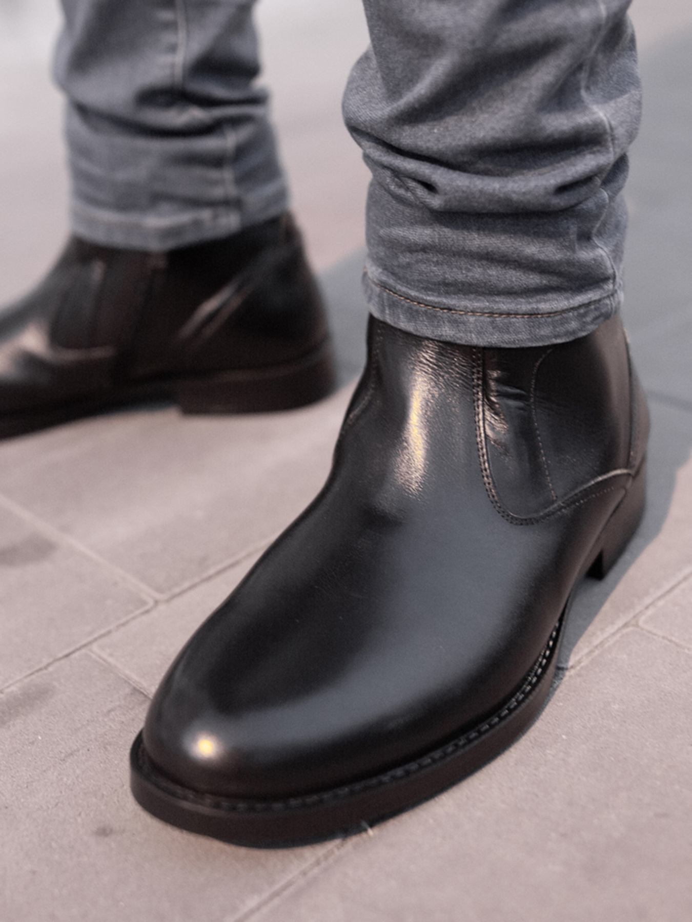 Чоловічі анатомічні черевики Forelli 36251 чорні модель 36251-Black Фото