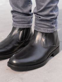 Чоловічі анатомічні черевики Forelli 36251 чорні модель 36251-Black Фото