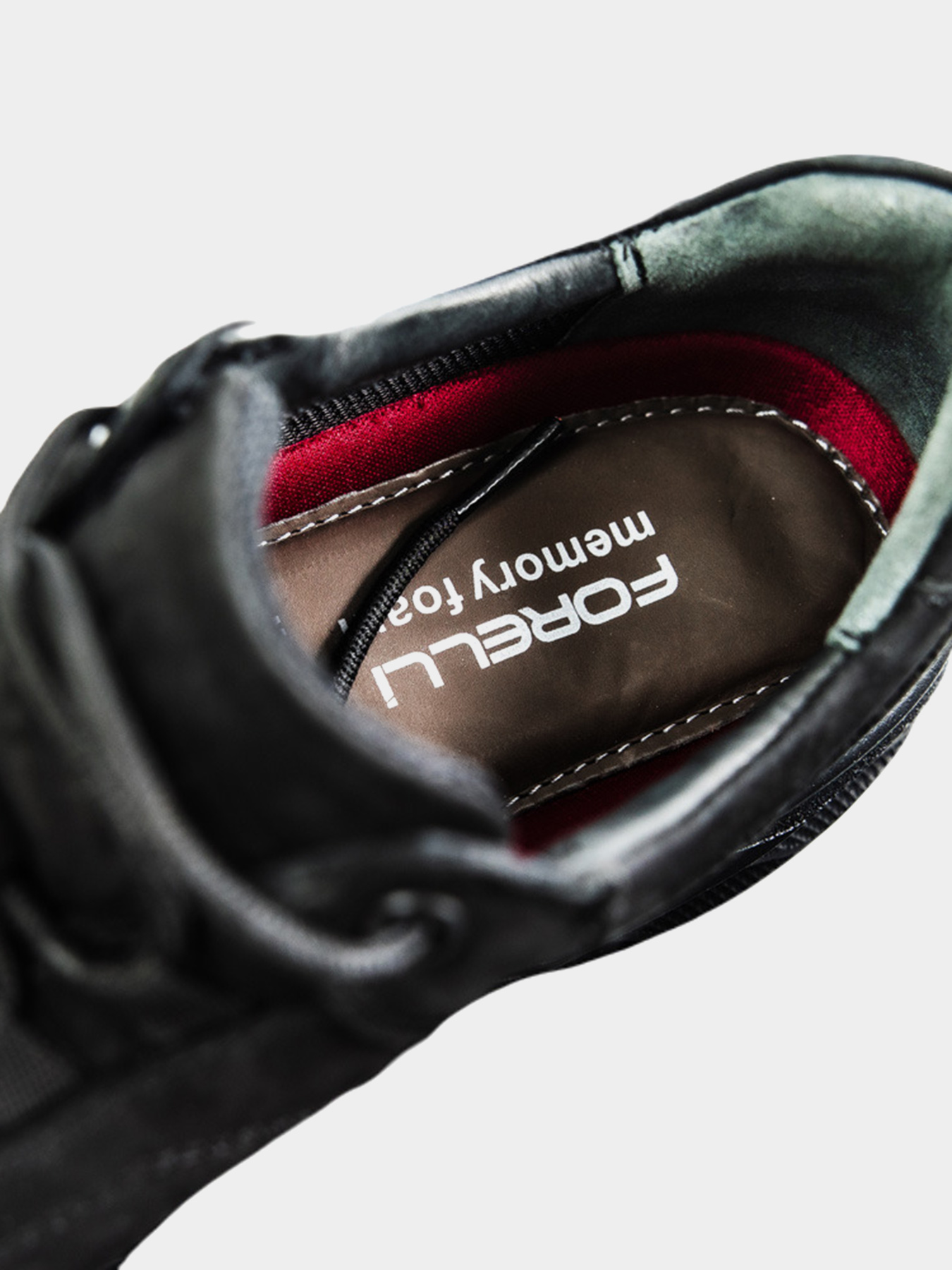 Чоловічі анатомічні черевики Forelli 47903 чорні модель 47903-Black Фото