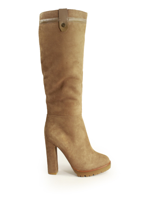 Жіночі зимові чоботи з натуральної замші модель DH2209-2-D Фото