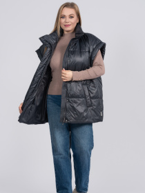 Жилетка женская весенняя больших размеров модель 1176-r Фото