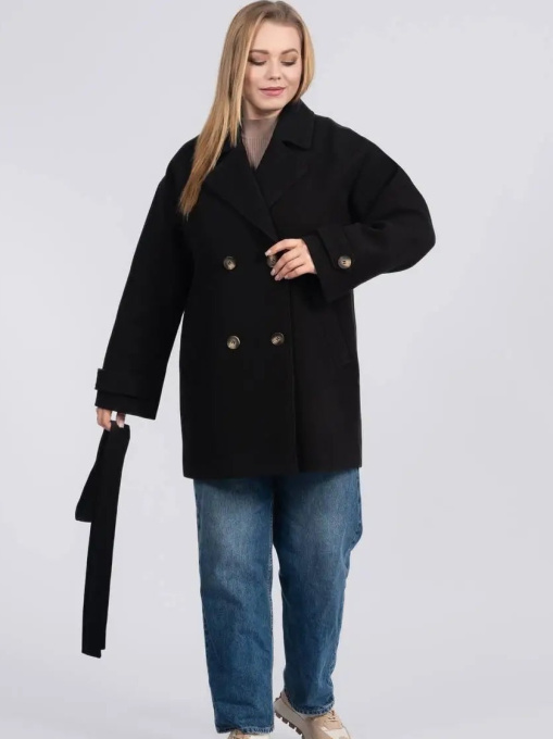 Пальто демисезонное женское больших размеров модель 1177-r Фото