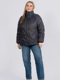 Жіноча куртка великого розміру весняна модель 1184-r Фото