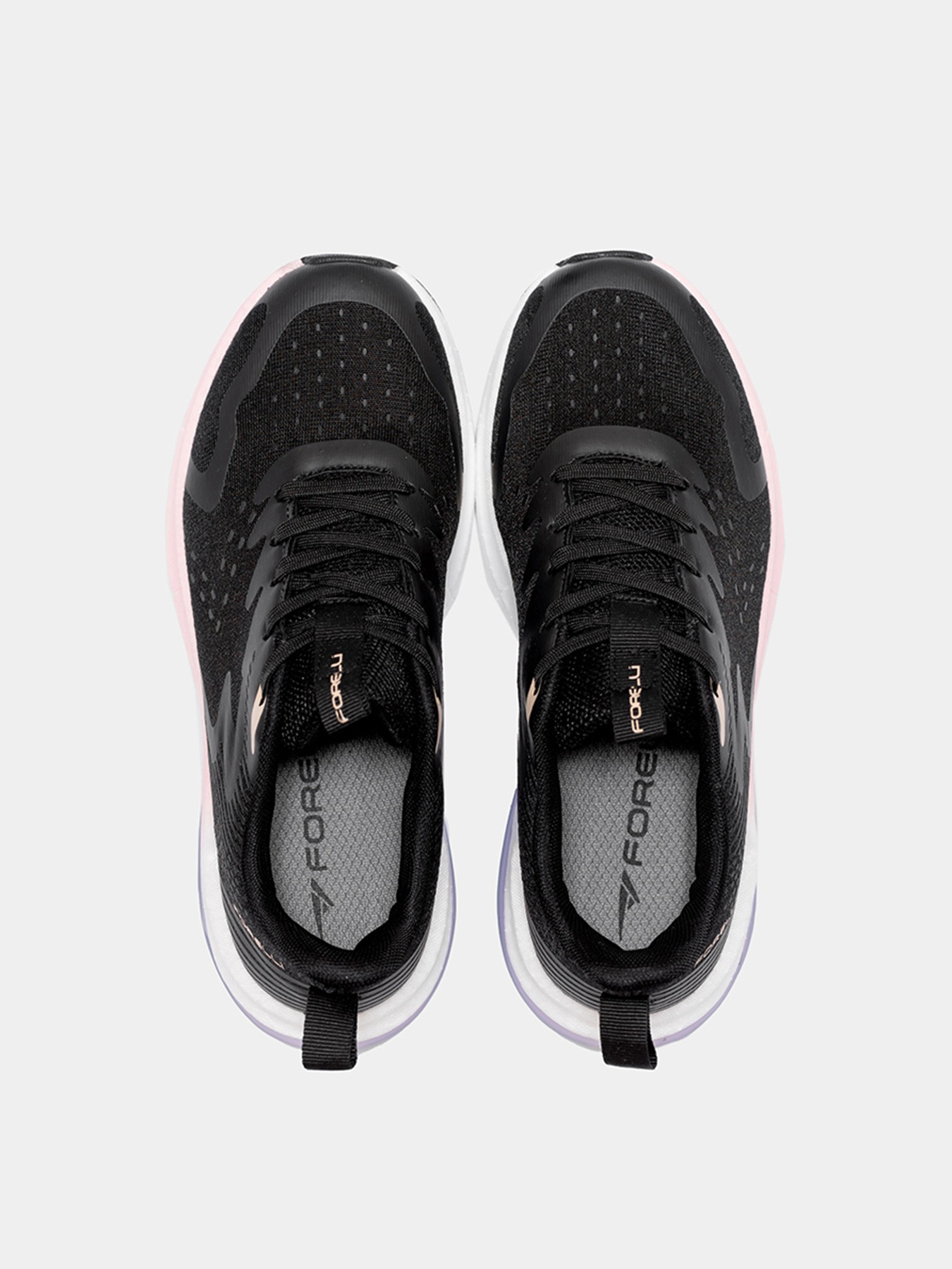 Кроссовки женские Forelli 90012 черные модель 90012-Black Кроссовки женские Forelli 90012 черные модель 90012-Black Фото