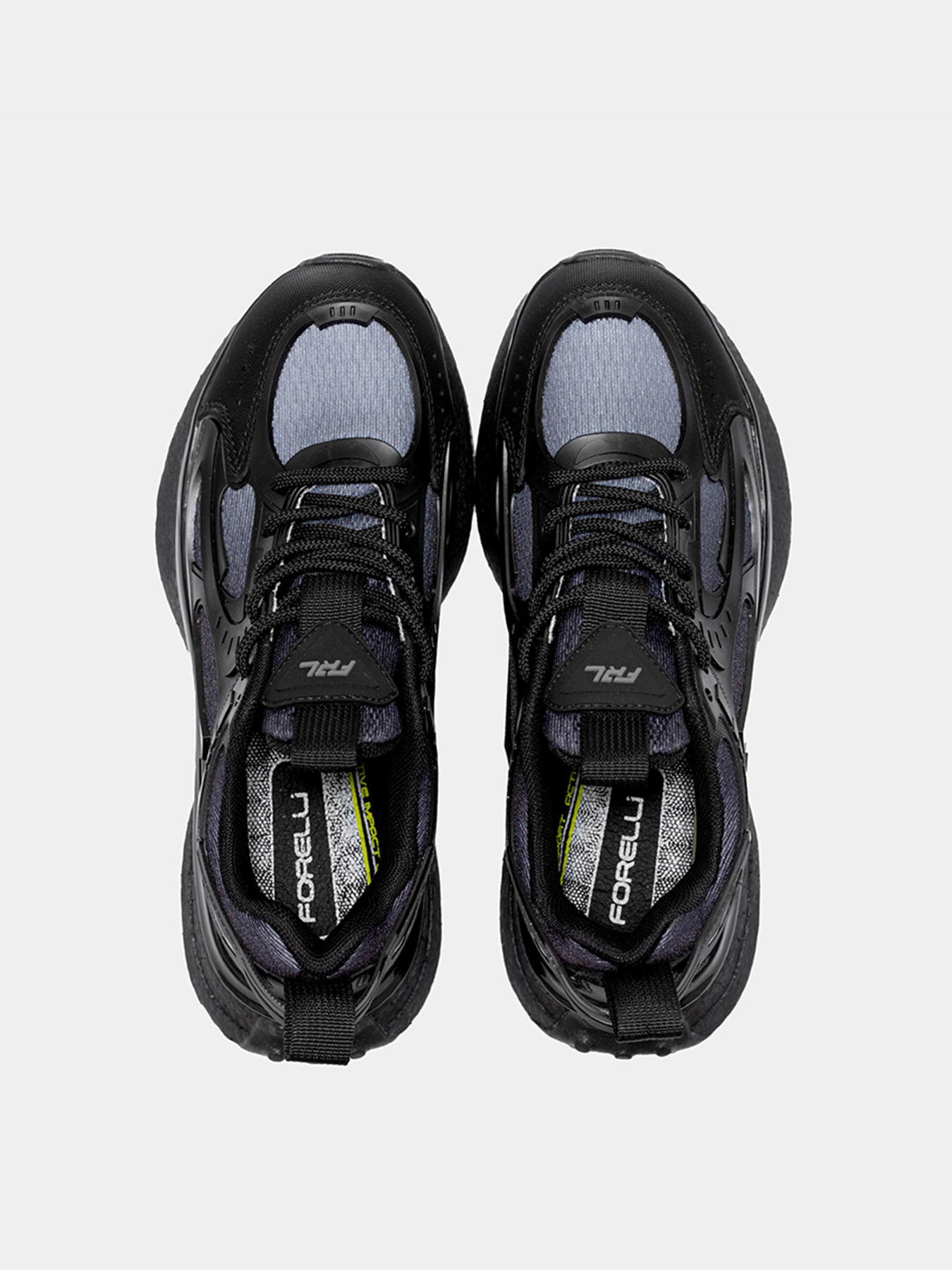 Кроссовки женские Forelli 90014 черные модель 90014-Black Фото