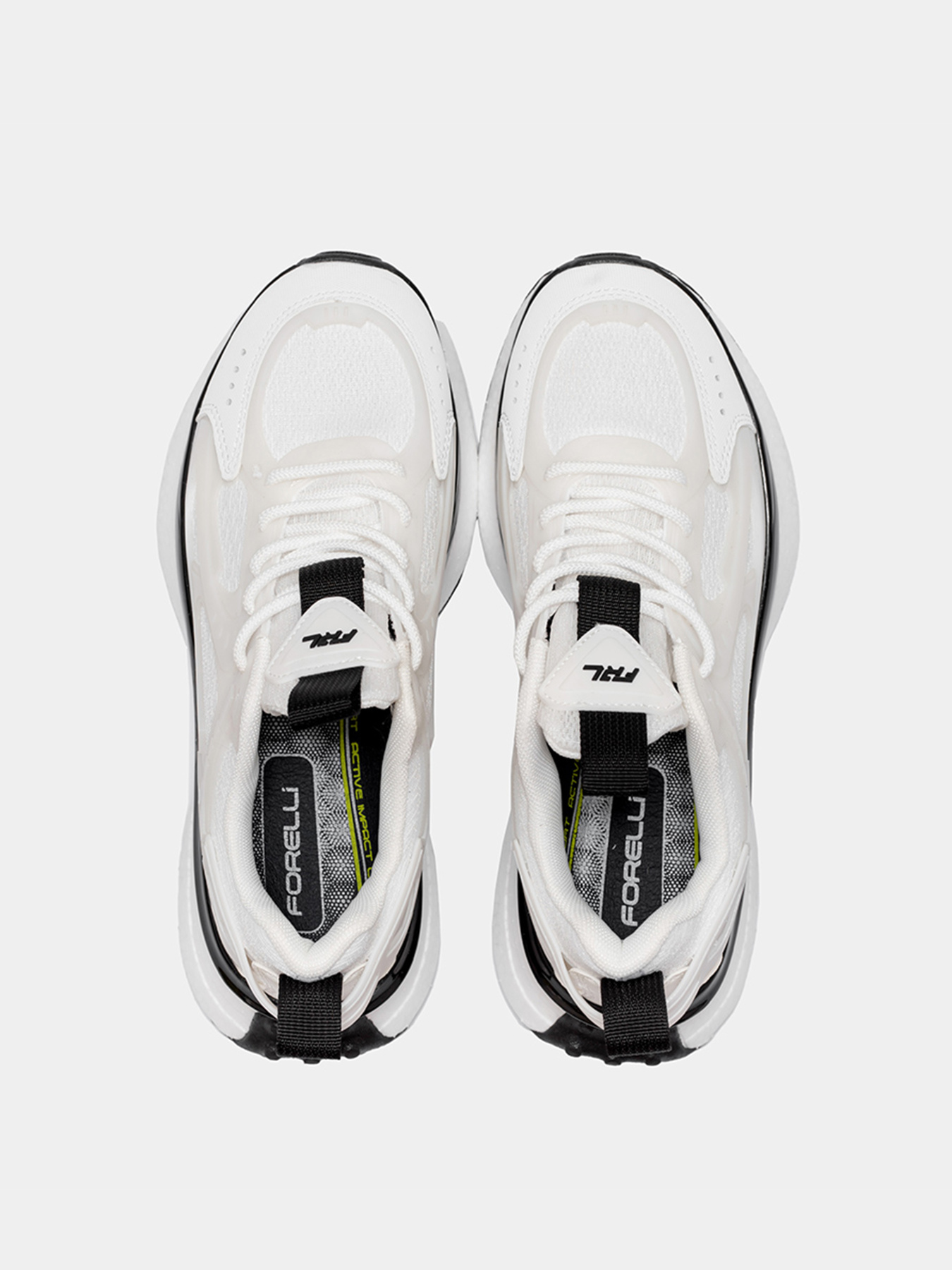 Кроссовки женские Forelli 90014 белые модель 90014-White Фото