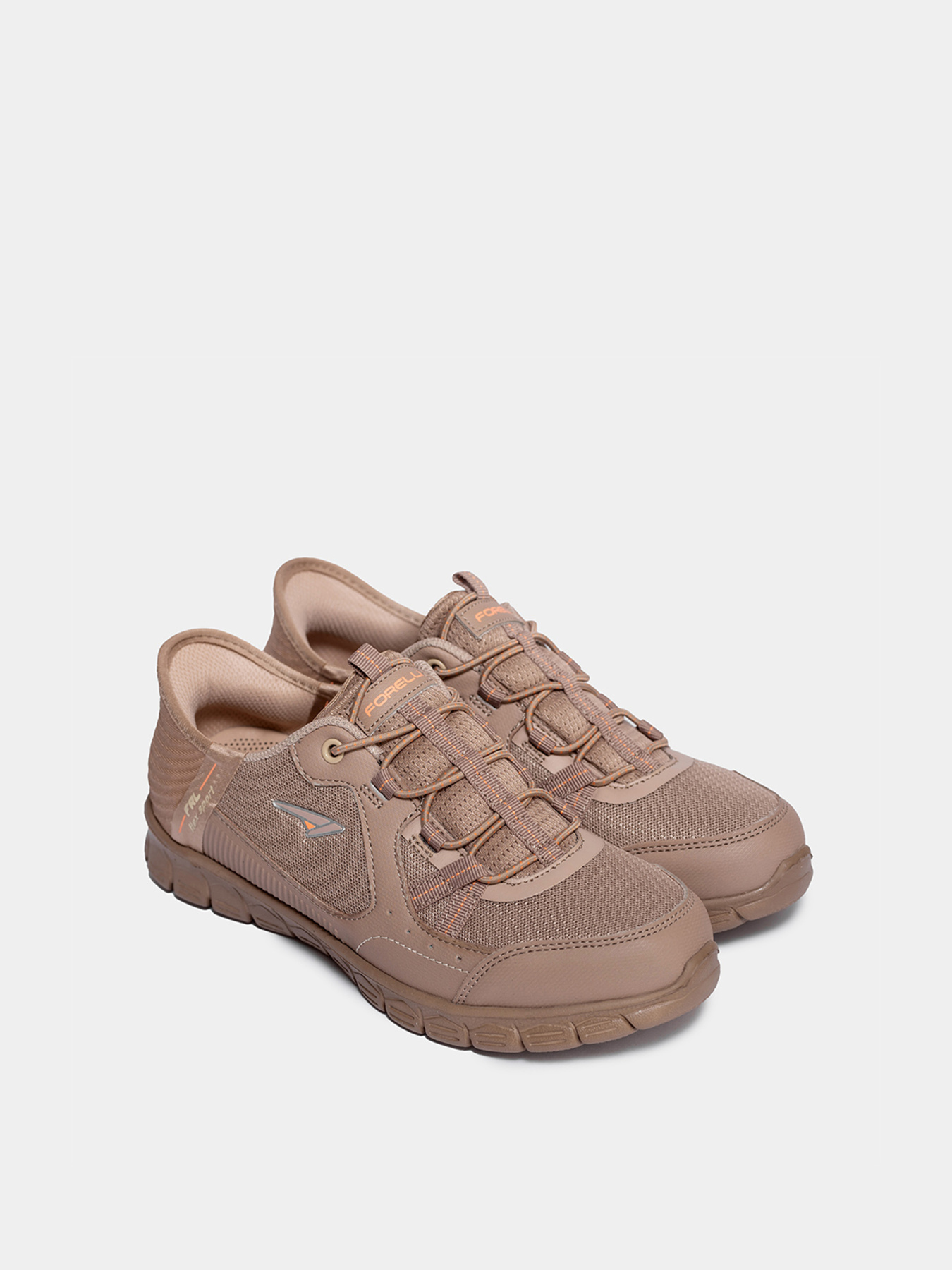 Кроссовки женские Forelli 90026 бежевые модель 90026-Beige Фото