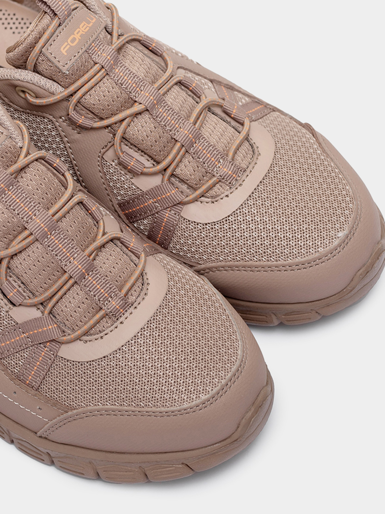 Кроссовки женские Forelli 90026 бежевые модель 90026-Beige Фото