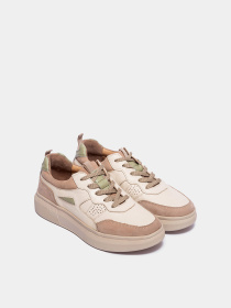 Кроссовки женские Forelli 56602 бежевые модель 56602-Beige Кроссовки женские Forelli 56602 бежевые модель 56602-Beige Фото