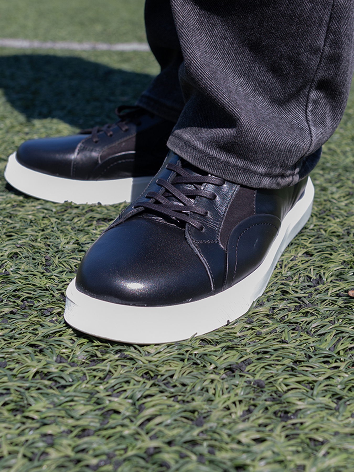 Кеди низькі Forelli модель 39501-Black Фото