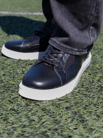 Кеди низькі Forelli модель 39501-Black Фото