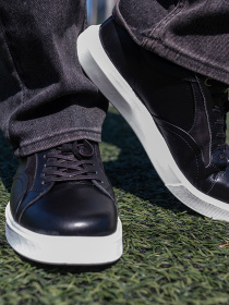 Кеди низькі Forelli модель 39501-Black Фото