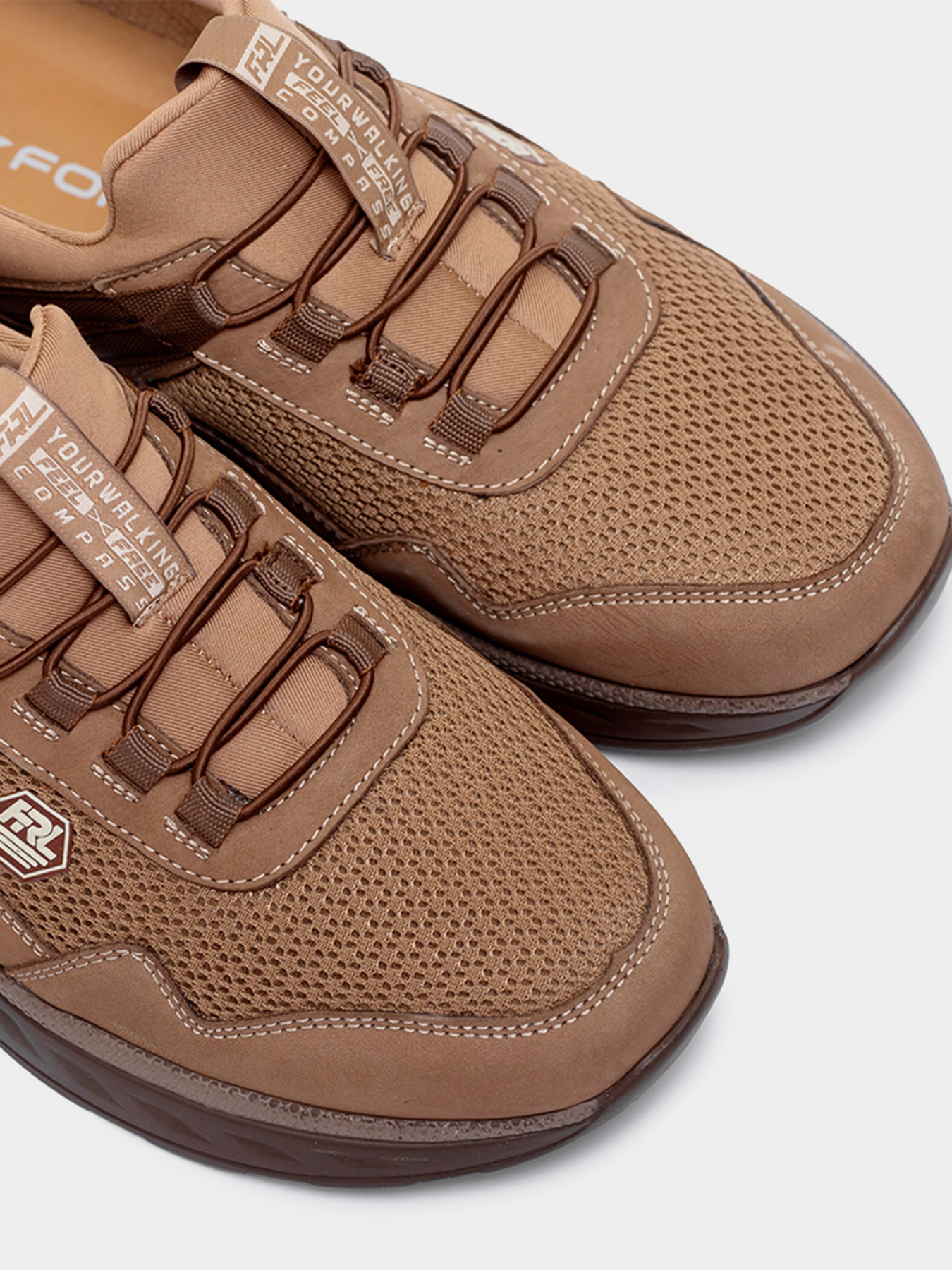 Кроссовки мужские Forelli 46002 бежевые модель 46002-Beige Кроссовки мужские Forelli 46002 бежевые модель 46002-Beige Фото