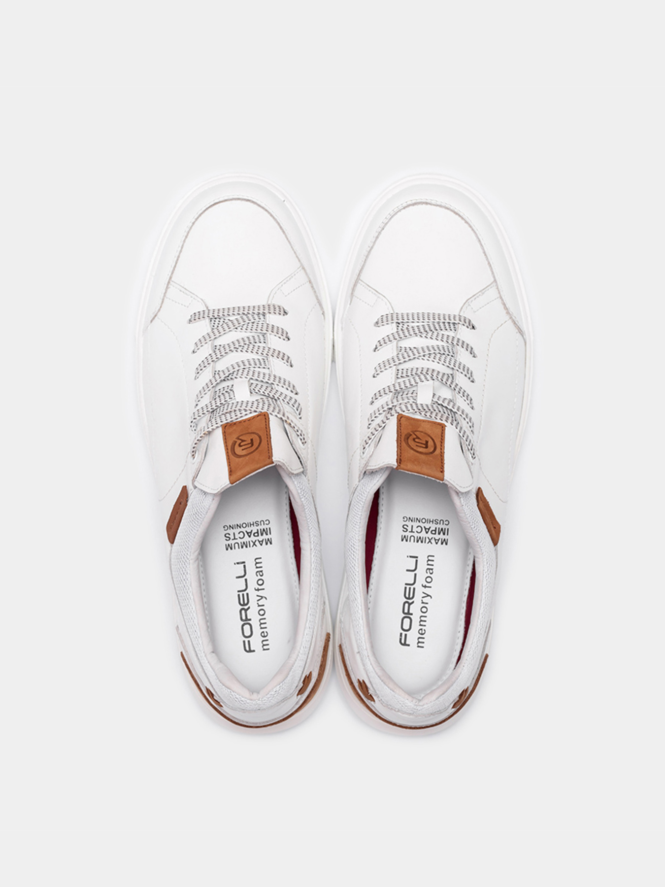 Кеды низкие Forelli модель 39504-White Фото