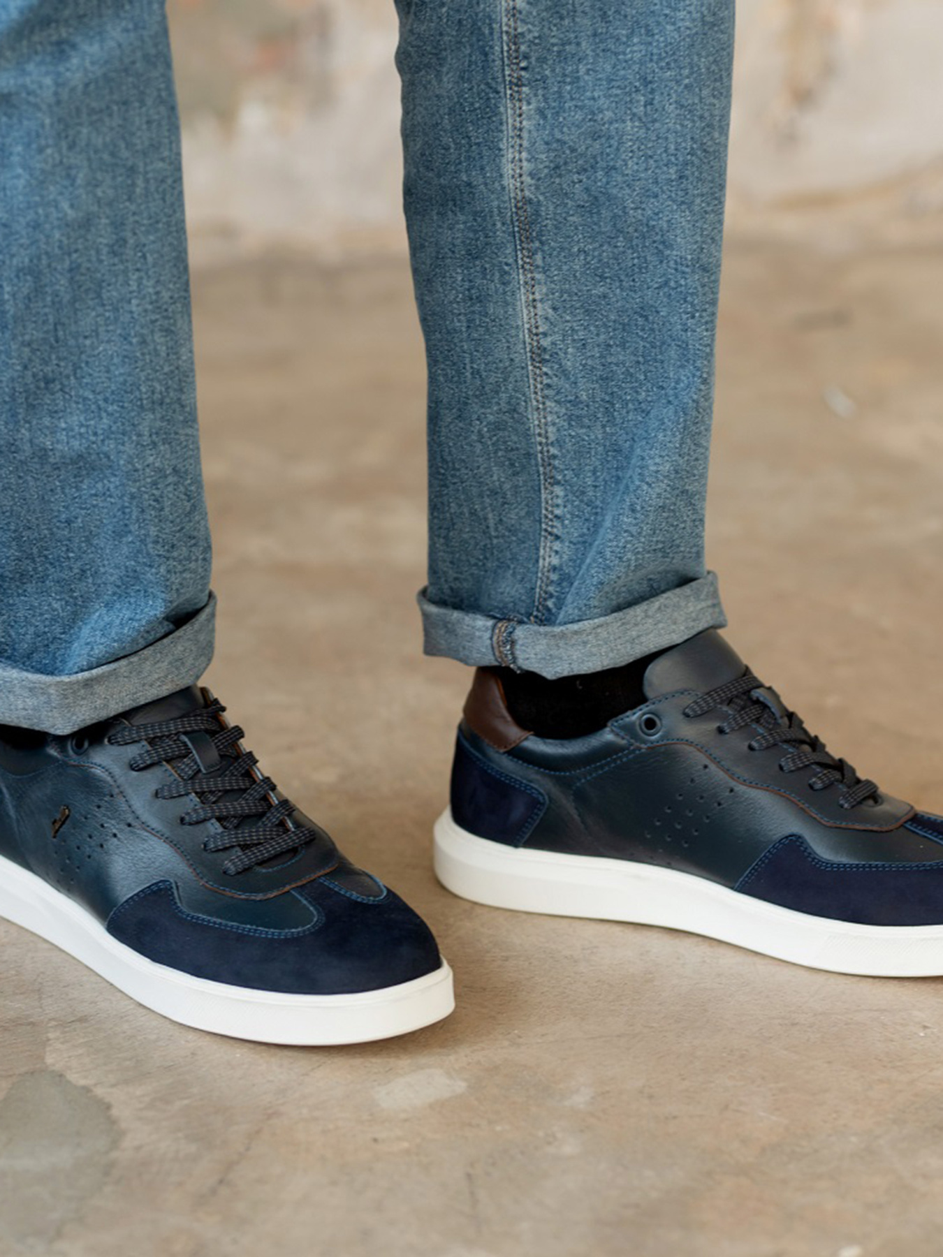 Кеды низкие Forelli модель 39503-Blue Фото