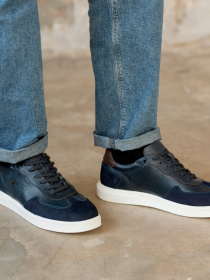 Кеды низкие Forelli модель 39503-Blue Фото