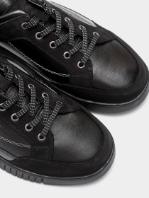 Мужские анатомические кроссовки Forelli 44101 черные модель 44101-Black Мужские анатомические кроссовки Forelli 44101 черные модель 44101-Black Фото