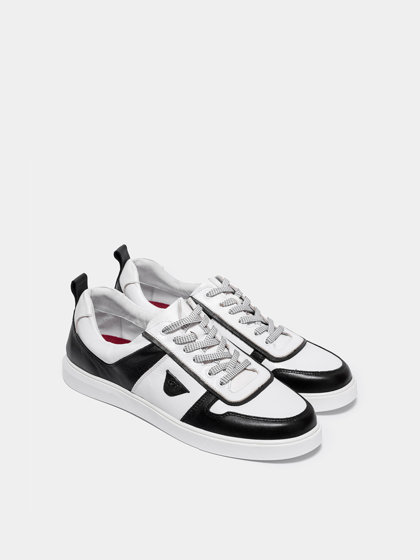 Кеды низкие Forelli модель 46901-White.Black Фото