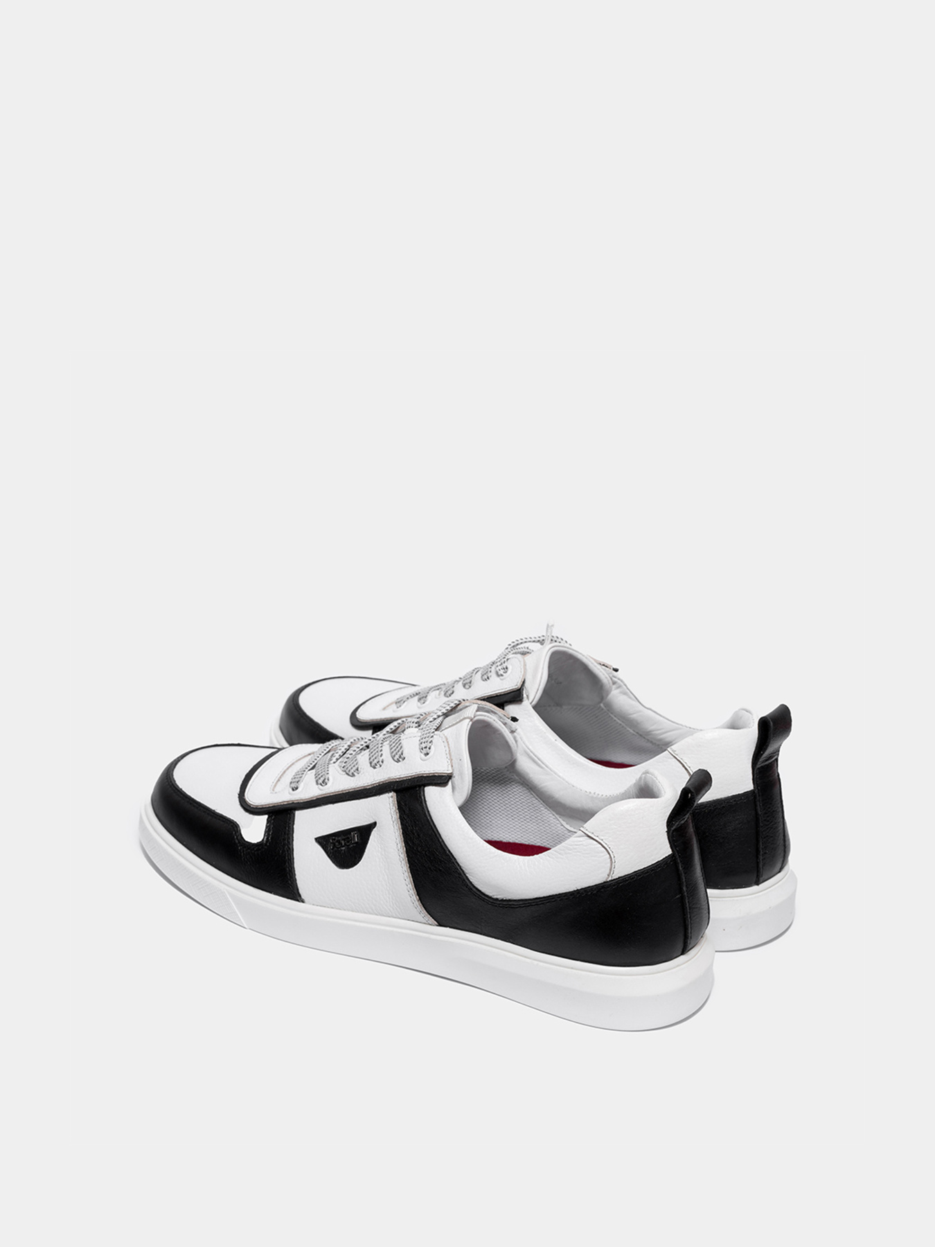 Кеды низкие Forelli модель 46901-White.Black Фото