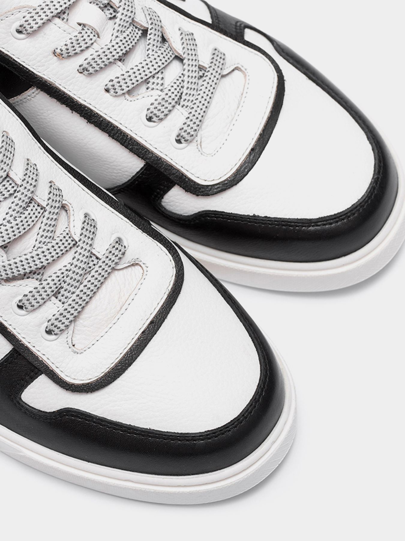 Кеды низкие Forelli модель 46901-White.Black Фото