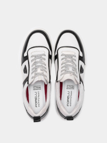 Кеды низкие Forelli модель 46901-White.Black Фото