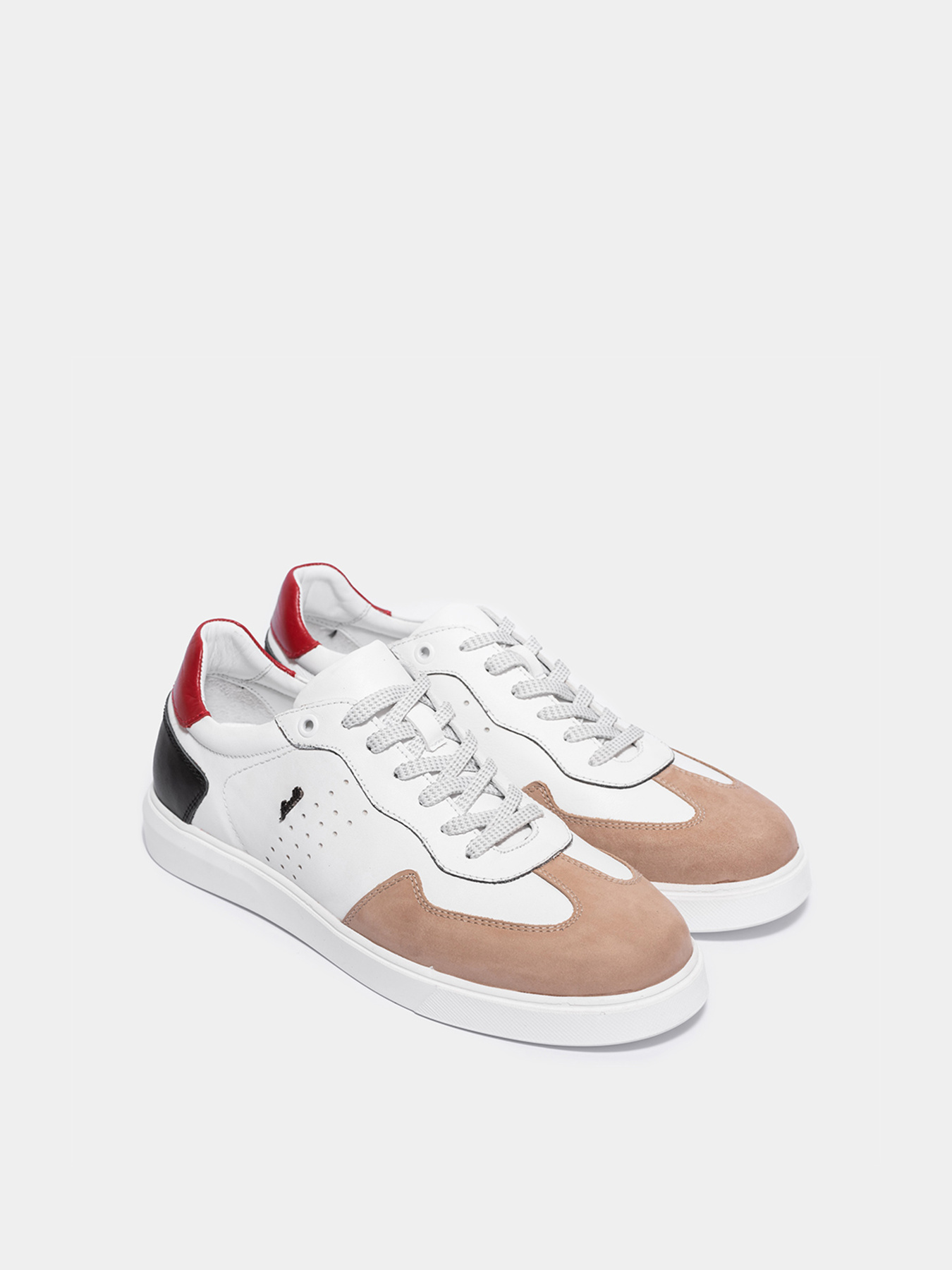 Кеды низкие Forelli модель 39503-White.Brown Фото