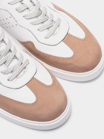 Кеды низкие Forelli модель 39503-White.Brown Фото