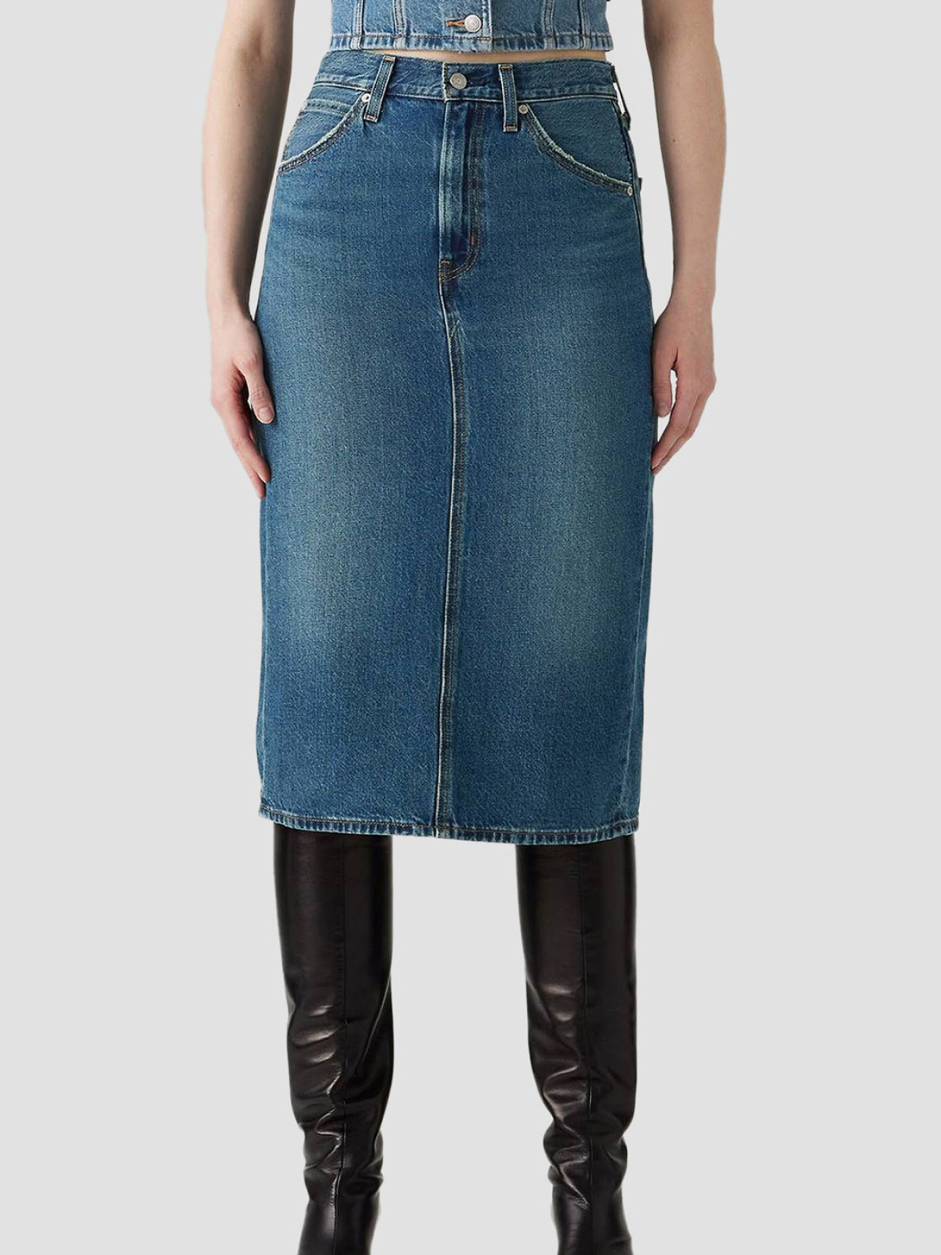 Джинсова спідниця Levi's модель 001VH;0006 Фото