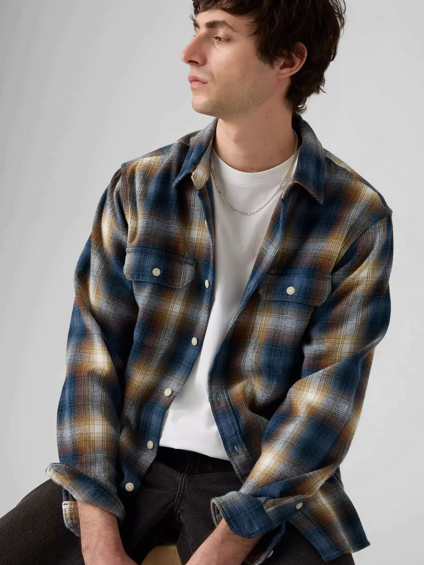 Рубашка повседневная Levi's модель 19573;0281 Рубашка повседневная Levi's модель 19573;0281 Фото