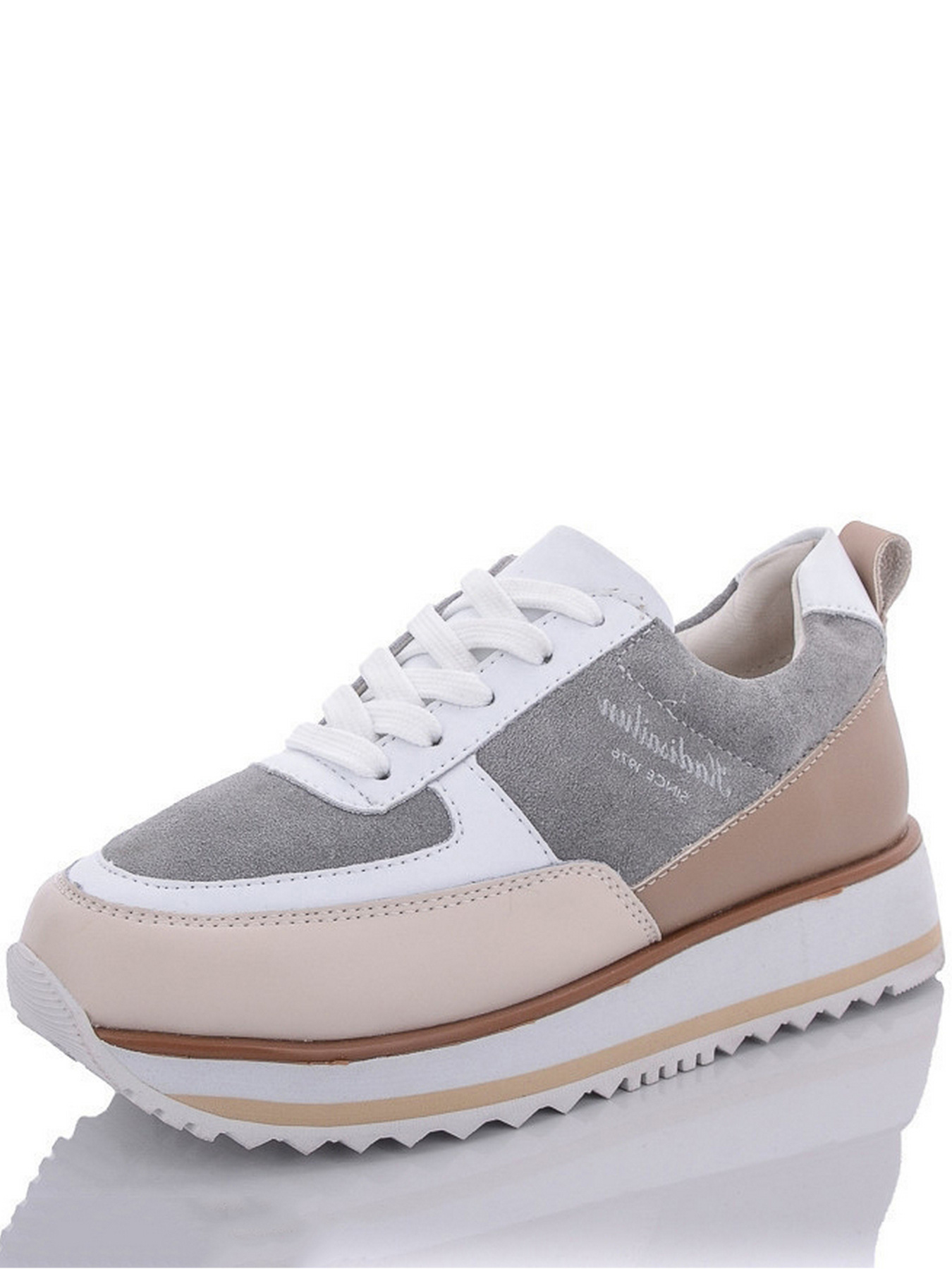 Кожаные кроссовки Caroc HN393-1 Серый модель HN393-1 Фото