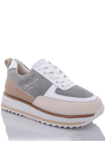 Кожаные кроссовки Caroc HN393-1 Серый модель HN393-1 Фото