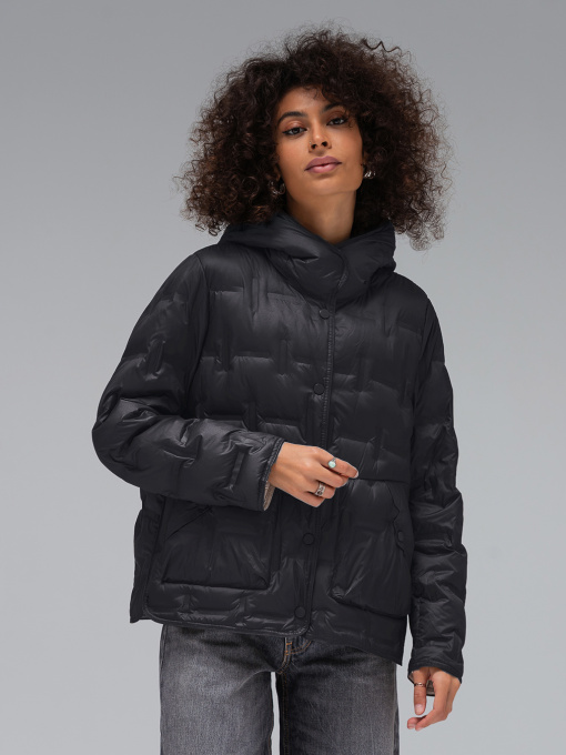 Демисезонная куртка VIVA WEAR модель 6570-black-milk Демисезонная куртка VIVA WEAR модель 6570-black-milk Фото