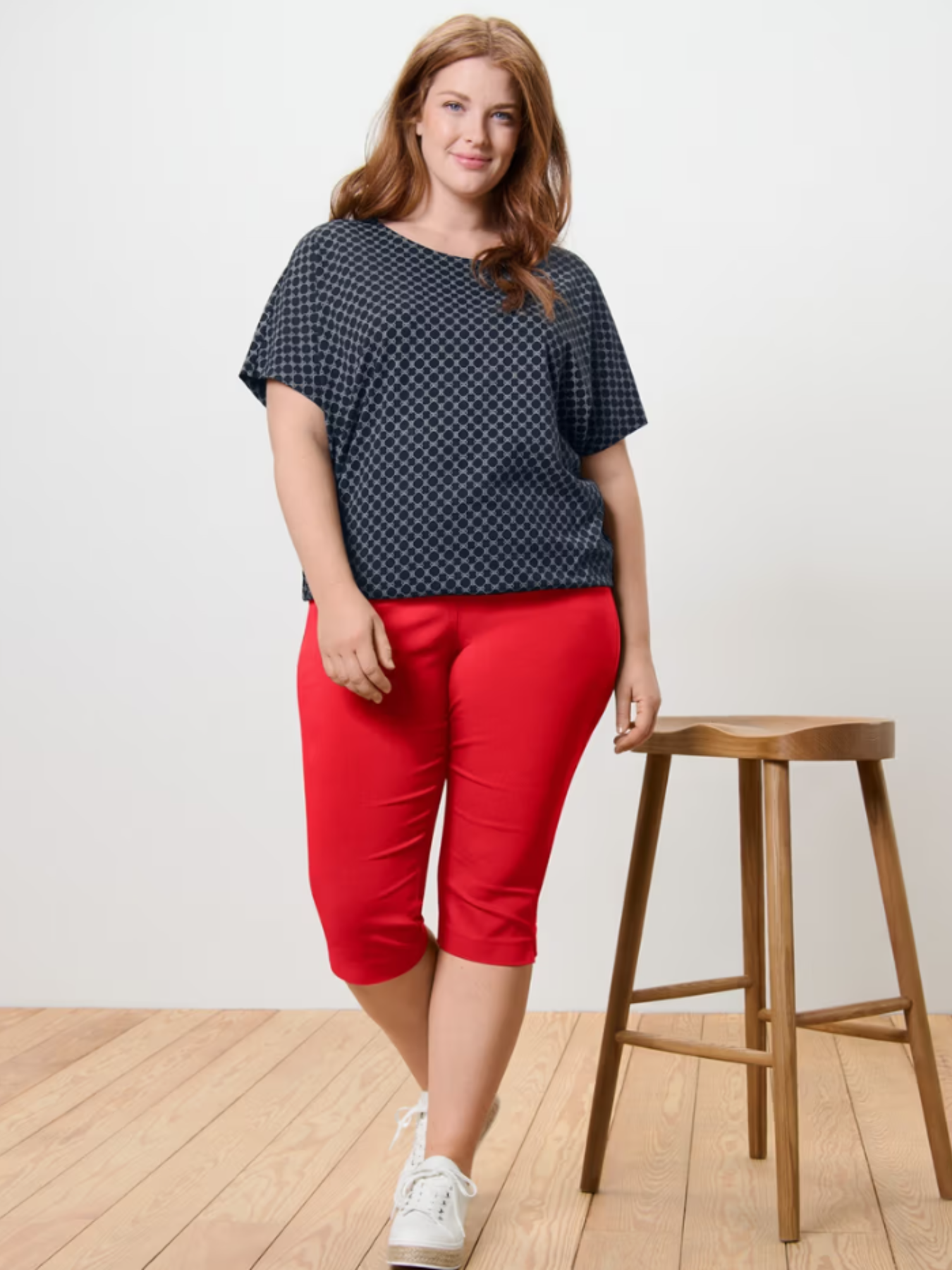 Штани довжиною 3/4 модель T1771156398 Фото