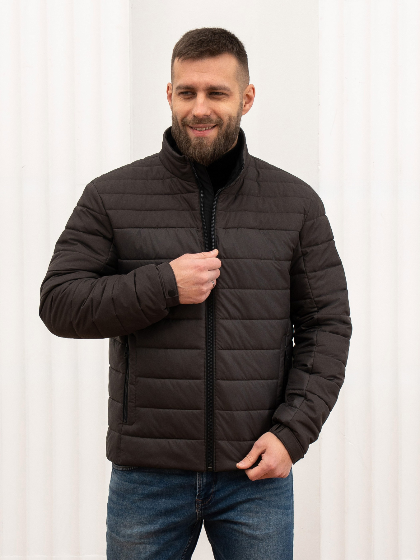 Куртка демісезонна чоловіча великого розміру модель 55-V Куртка демісезонна чоловіча великого розміру модель 55-V Фото