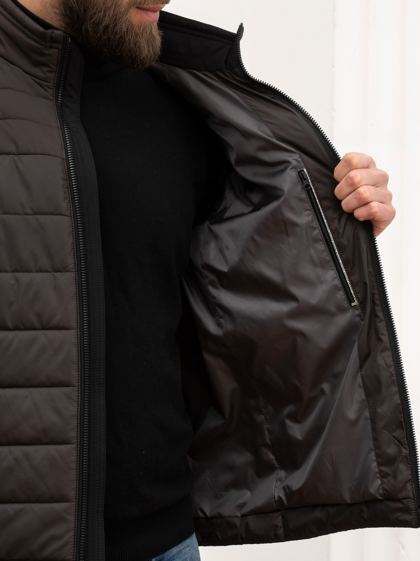 Куртка демісезонна чоловіча великого розміру модель 55-V Куртка демісезонна чоловіча великого розміру модель 55-V Фото