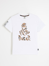 Футболка мужская DKR DES 1725 с принтом белая модель 10048101 Фото